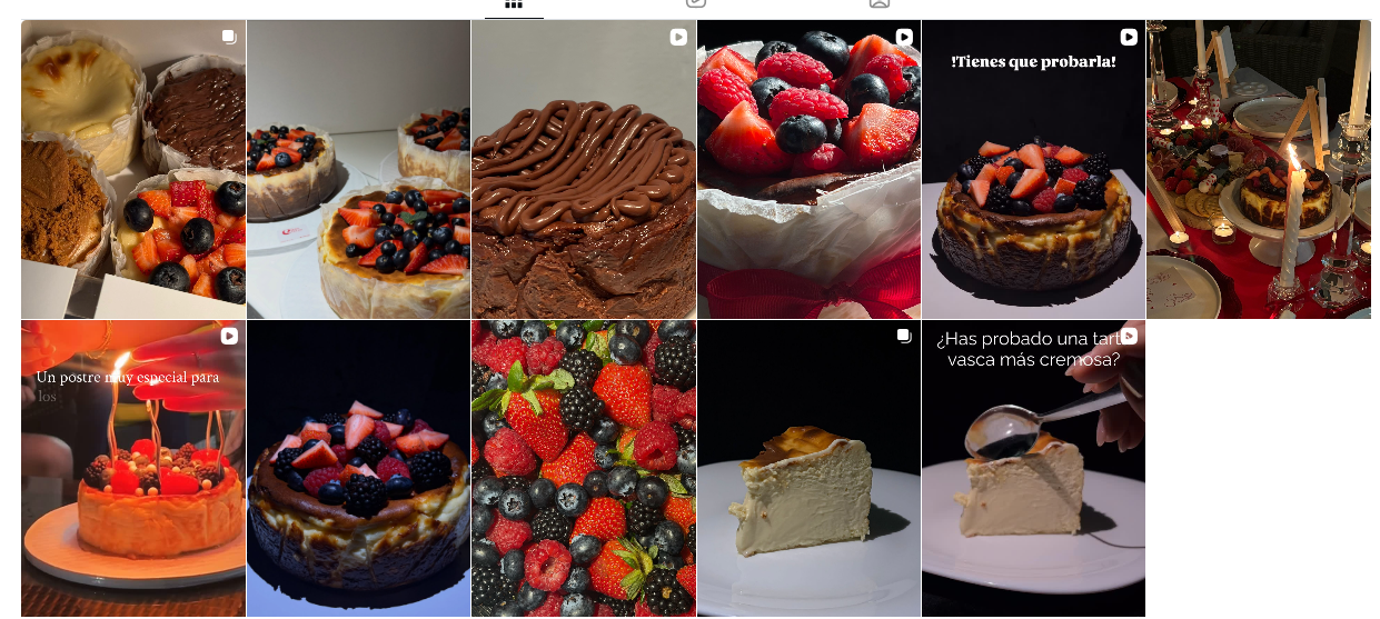 Instagram de The Bake House