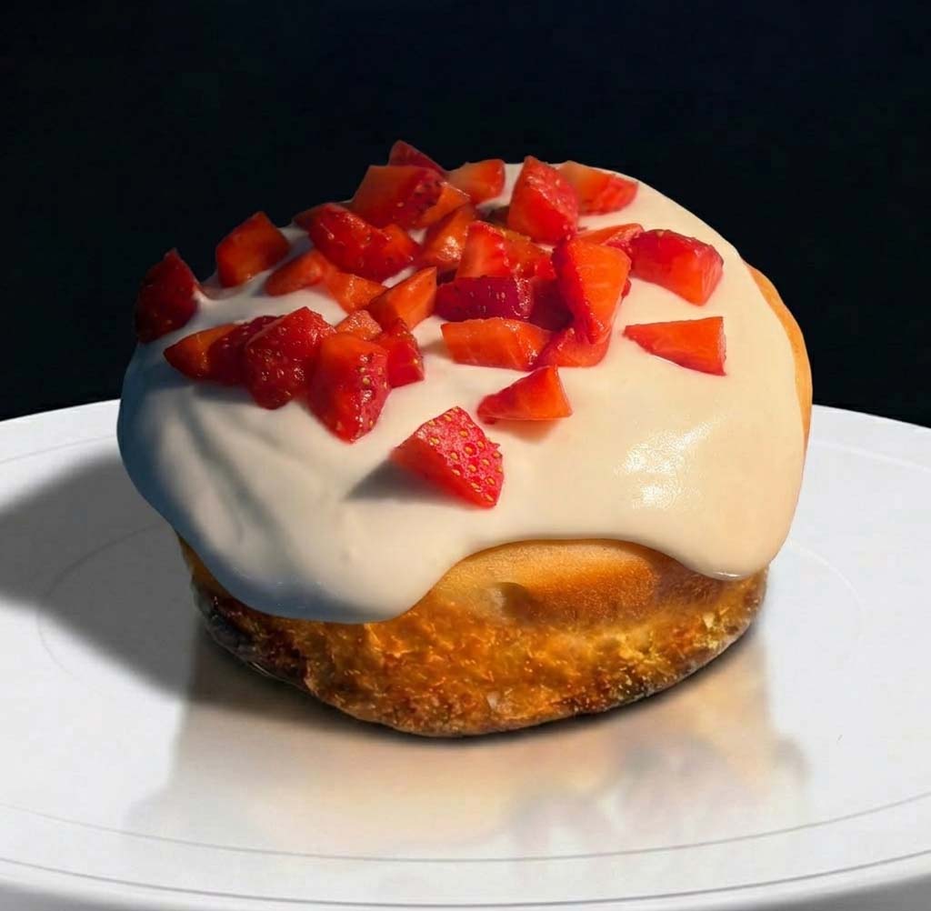 Rol de Fresas con Crema
